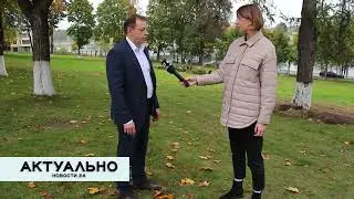 Как ведется благоустройство территории Псковской областной клинической больницы