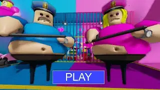 BOYS VS GIRLS BARRY'S PRISON RUN! OBBY! ROBLOX