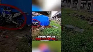 STEALING BACK his friend’s stolen bike‼️🤯