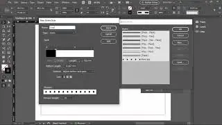 How to change gap between dashed line in Indesign