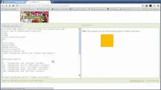 CSS3 Animation Using @keyframes Rule to Make a Ball Bounce Part 1