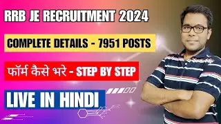 Expert Guide: RRB JE Recruitment 2024 - Step by Step in Hindi 