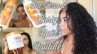 CANTU Curly Hair Routine 2018