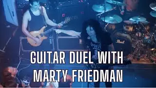My guitar duel with guitar legend Marty Friedman!!!