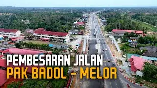 Progres Kerja Naik Taraf Jalan Pak Badol ke Melor, Jalan Kota Bharu Kuala Terengganu, Kelantan