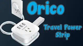 Ultra Thin Travel Power Strip with USB Ports - ORICO