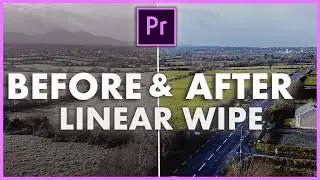EASY! Before and After Linear Wipe Effect inside Premiere Pro -Adobe Premiere Pro TUTORIAL