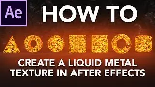 How to Create A Liquid Metal Texture in After Effects No 3rd Party Plugins