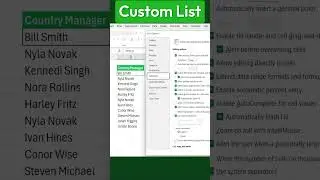 Make Your Own Lists in Excel with Ease!