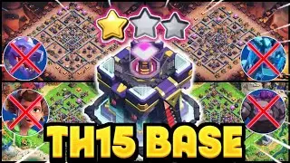 UNBEATABLE TH15 WAR / FARM / HYBRID AND CWL BASE WITH LINKS ||TH15 ANTI 3 STAR BASE ||TH15 BASE 2025