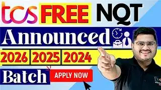 TCS NQT 2026 Hiring Announced | 2024, 2025, 2026 Batch Eligible | Prime Digital Ninja