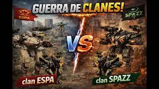 War robots. Clan ESPA vs clan [SPAZZ] . Batalla intensa con buenos contrincantes