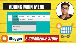 Blogger E-commerce Main Menu Tutorial