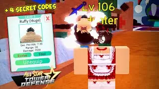 All Star Tower Defense - King Luffy EVO (Fourth Gear: Huge)⭐+ SECRET CODES