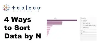 Tableau - 4 Ways to Sort Data by N