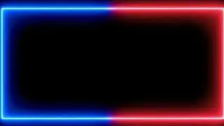 Neon Light Border | Glowing Frame | Hd Background Loop | Animated | Green Screen | VFX |Black Screen