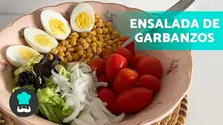 ENSALADA de GARBANZOS para cenar ✅ | Receta Saludable con Garbanzos para Perder Peso