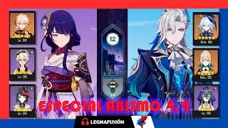 Especial regreso Full abismo 9-1 a 12-3 con tiradas a Xianyun version 4.4 Genshin Impact #abismo12
