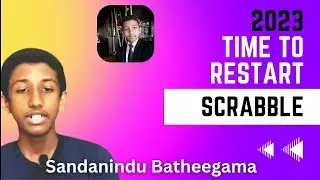 2023 Time to restart scrabble | by sandanindu batheegama | #scrabble #sinhala #english #restart ||