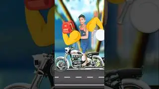 Garena Free Fire And Chotu School On Bike🤩😂🔥 