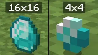 16x16 vs 4x4 textures