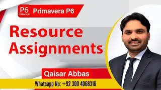 Resource Assignments in Primavera I Primavera P6 