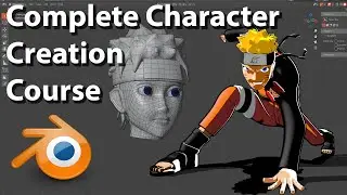Complete Character Creation In Blender: Naruto: Part 1 (Modeling The Face)