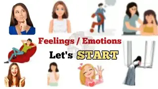 Emotions/Feelings of Human | Emotions Vocabulary | Feeling Vocabulary with Pictures | Abstract Nouns