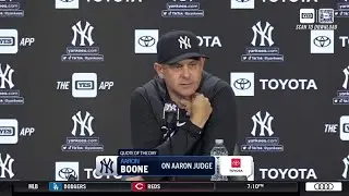 Aaron Boone with the latest on Aaron Judge and Nestor Cortes