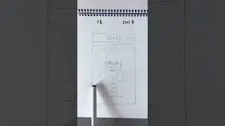 Шуфустин | 1$ vs 200$ [ASMR] #drawing #art #рисую