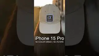 iPhone 15 Pro Cinematic Footage - First Shots with No Color Grading  