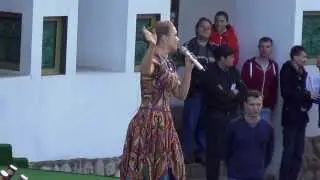 Марина Девятова в Измайловском Кремле. 