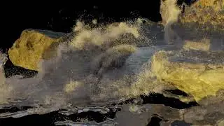 39.2GB Water Render with +2.5million particles