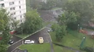 Ливень в Москве