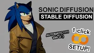 Sonic Diffusion - Stable Diffusion 1-CLICK Google Colab Setup