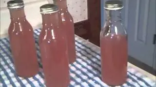 Canning Apple Juice and Syrup in Bottles