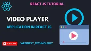 #57 📽️🎥 Create a Custom Video Player App in React JS | Video Player in React | React JS Project 2024