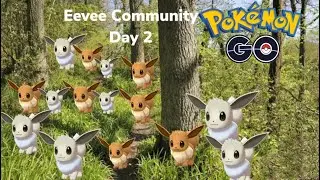 Eevee Community Day 2 #pokemongo #comday #shinypokemon
