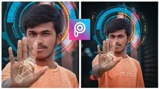 Neon glowing effect manipulation | pics art editing | sd editz