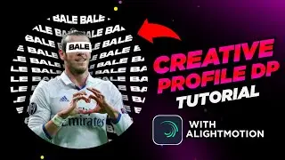 Make creative Profile picture ( Dp ) using alightmotion  - alightmotion photo editing tutorial