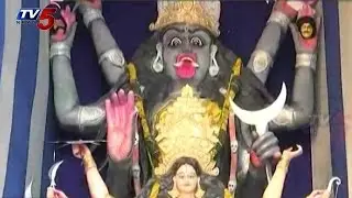 Biggest Durga Matha Idol | Esamiya Bazar,KOTI : TV5 News