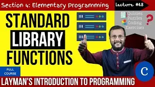 4.8. Standard library function in C  | Complete C programming course | Sunil Dhimal