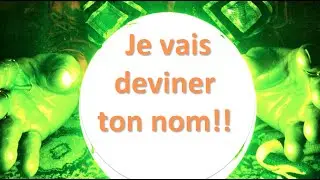 Maintenant, je vais faire l'impossible:  je vais deviner ton nom!!  (vidéo de lecture de l'esprit)