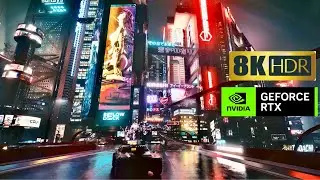 [4K⁶⁰ HDR AV1] Cp2077 RTX 4090 | Immersive HDR and Path Tracing | 200+ Mods