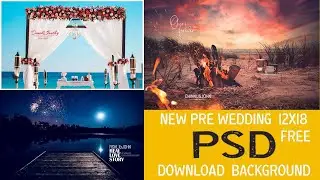 new pre wedding  12x18 psd free download  background  part (2)