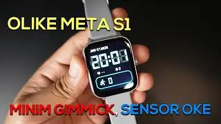 100RB-AN PALING REKOMEN, SENSOR AKURAT GAK BANYAK GIMIK - REVIEW OLIKE META S1 SMARTWATCH