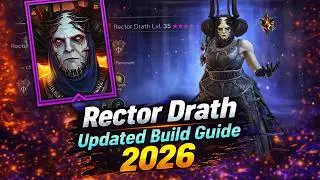Rector Drath Best Free Epic Healer & Reviver to Build in 2026 Gameplay Guide [ Raid Shadow Legends ]