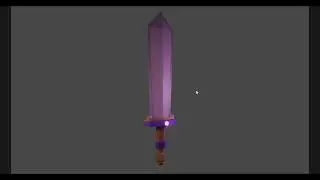 A sword made with Blender 2.80