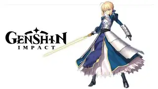 Saber from Fate in Genshin Impact Mod  (WIP)