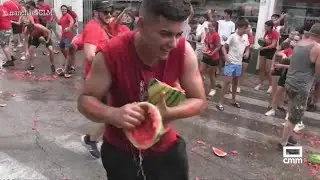 Batalla de sandías en Yeste | Ancha es Castilla-La Mancha